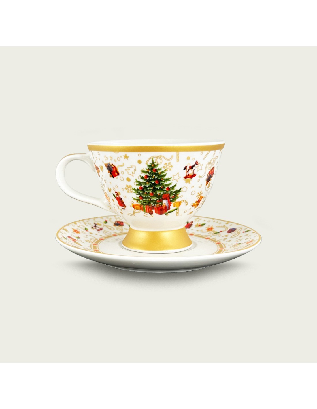 TAZZA THE 58155 CON PIATTO ALBERO ORO
