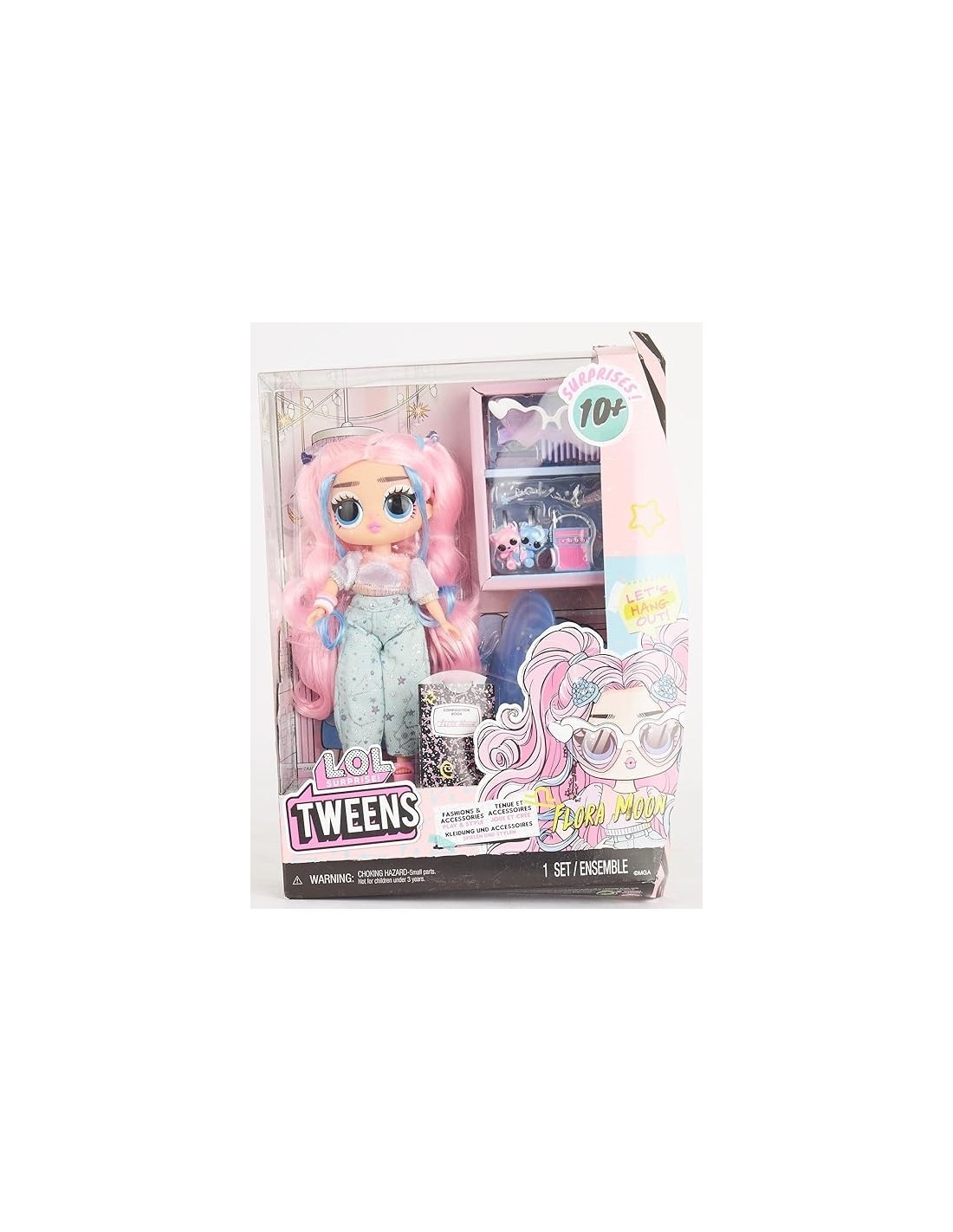 L.O.L. Surprise! Tweens con Fashion Doll Flora Moon, Oltre 10 Sorprese e Accessori | Età 4+