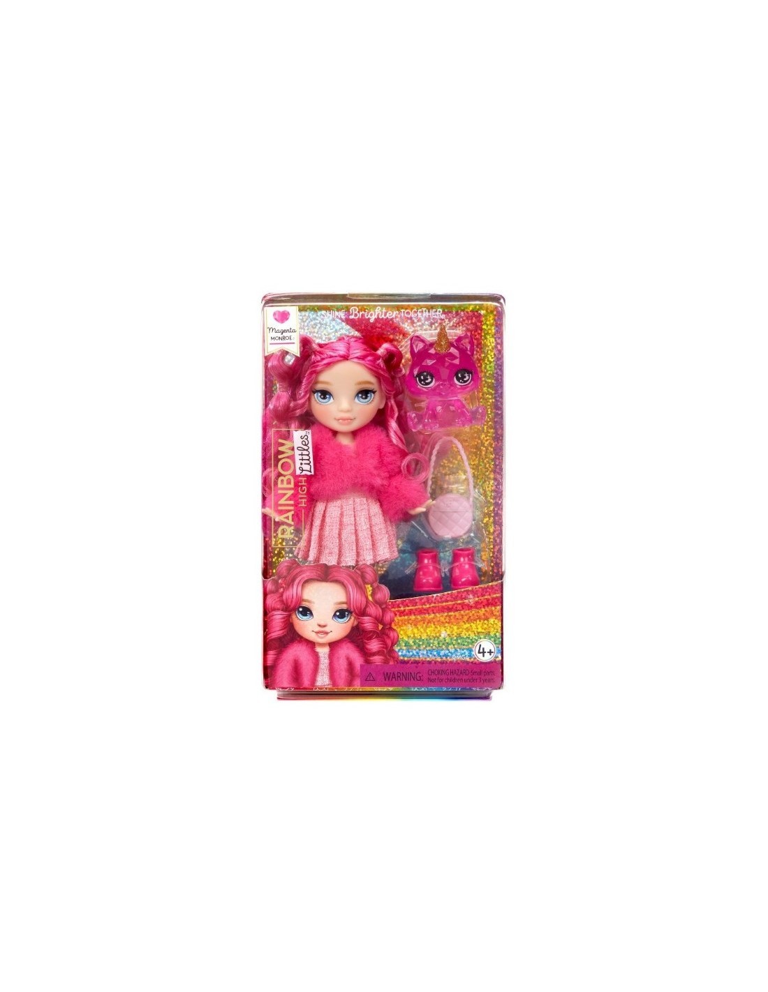 RAINBOW HIGH 531180 MINIBAMBOLA MAGENTA, GIOCO DI MODA, DAI 4 ANNI