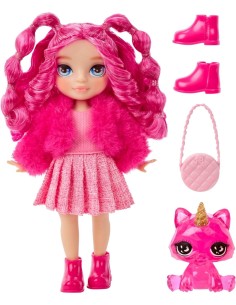 RAINBOW HIGH 531180 MINIBAMBOLA MAGENTA, GIOCO DI MODA, DAI 4 ANNI