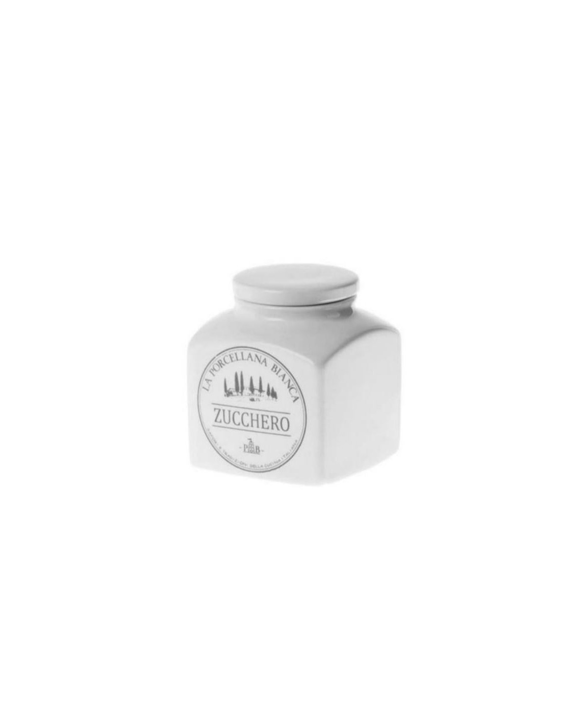 Barattolo Conserva Zucchero 1,1 L - Contenitore Decorativo e Pratico per Cucina