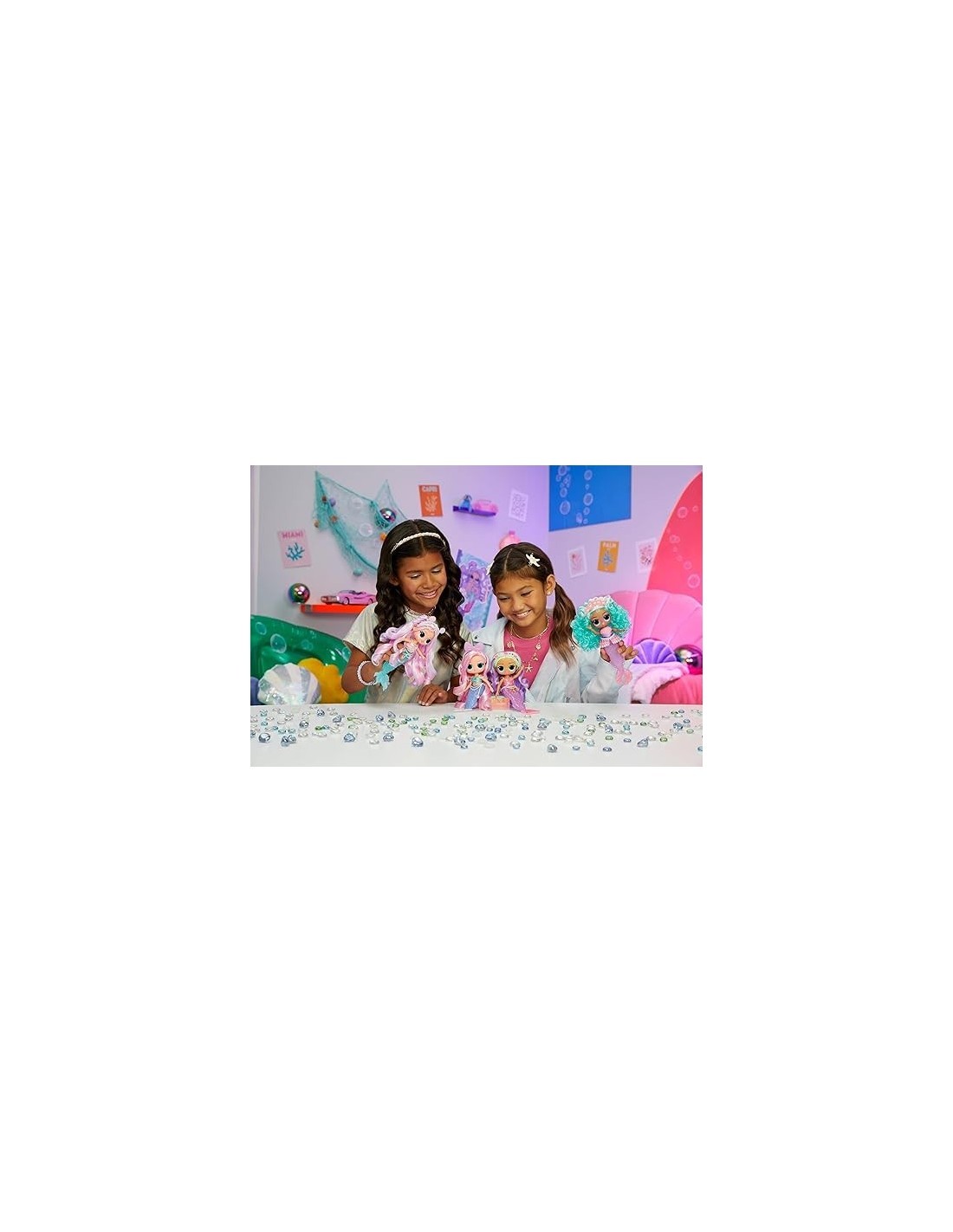 L.O.L. Surprise! Tweens - Mermaid Cleo Clove, Bambola alla Moda con Coda che Cambia Colore e Accessori | Età 4+