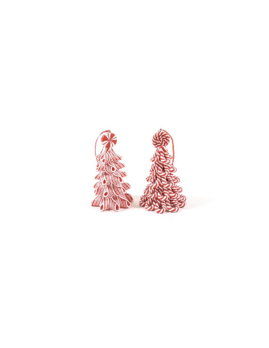 Pendente Natalizio in Argilla 8x13cm Assortito - Eleganza Artigianale per le Tue Decorazioni