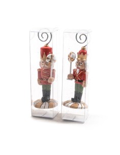 Segnaposto di Natale Soldatino Resina H11CM - La Magia di Natale sulla tua tavola