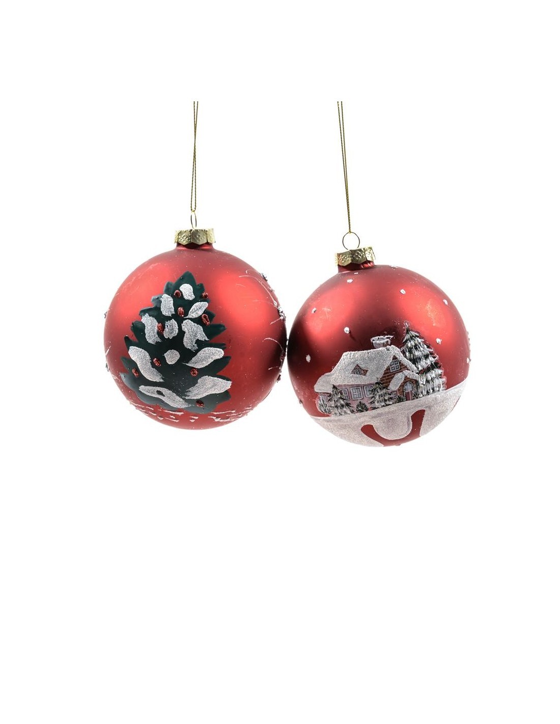 Sfera Natalizia di Natale 10CM - La Magia di Natale a casa tua