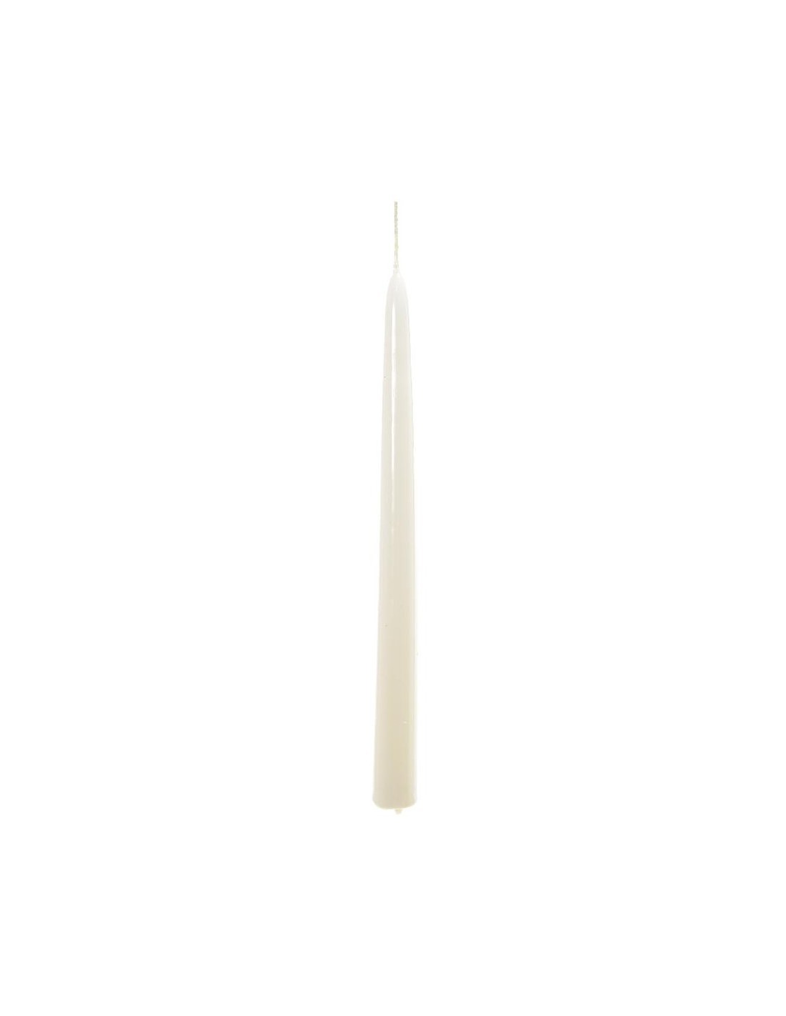 Candela di Natale Stelo Lucida Avorio 29CM - La Magia di Natale illumina la tua casa