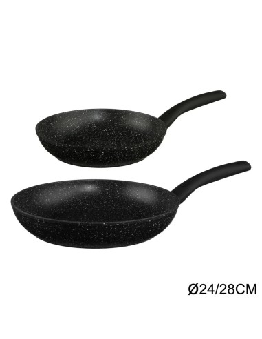 Set di 2 Pentole in Alluminio "Caractère", 24 cm, 28 cm, Manici Ergonomici | Shop in Casa