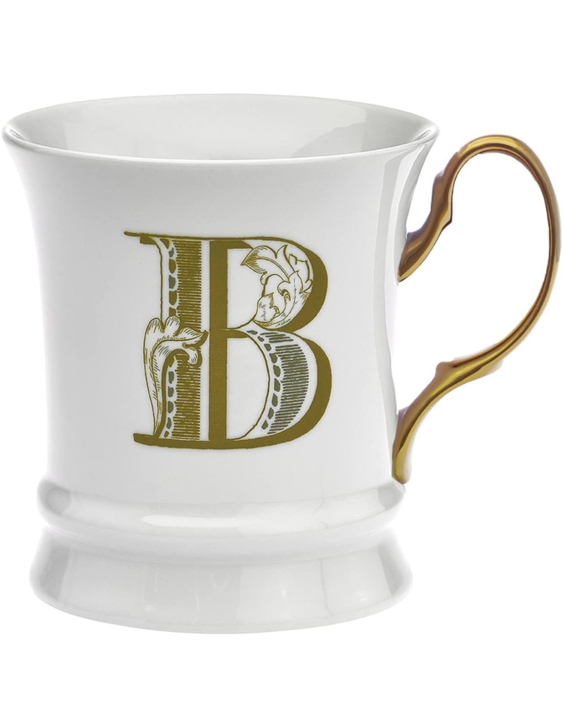 Tazzina in Porcellana 80 ml Moka Gold Lettera B by Livellara