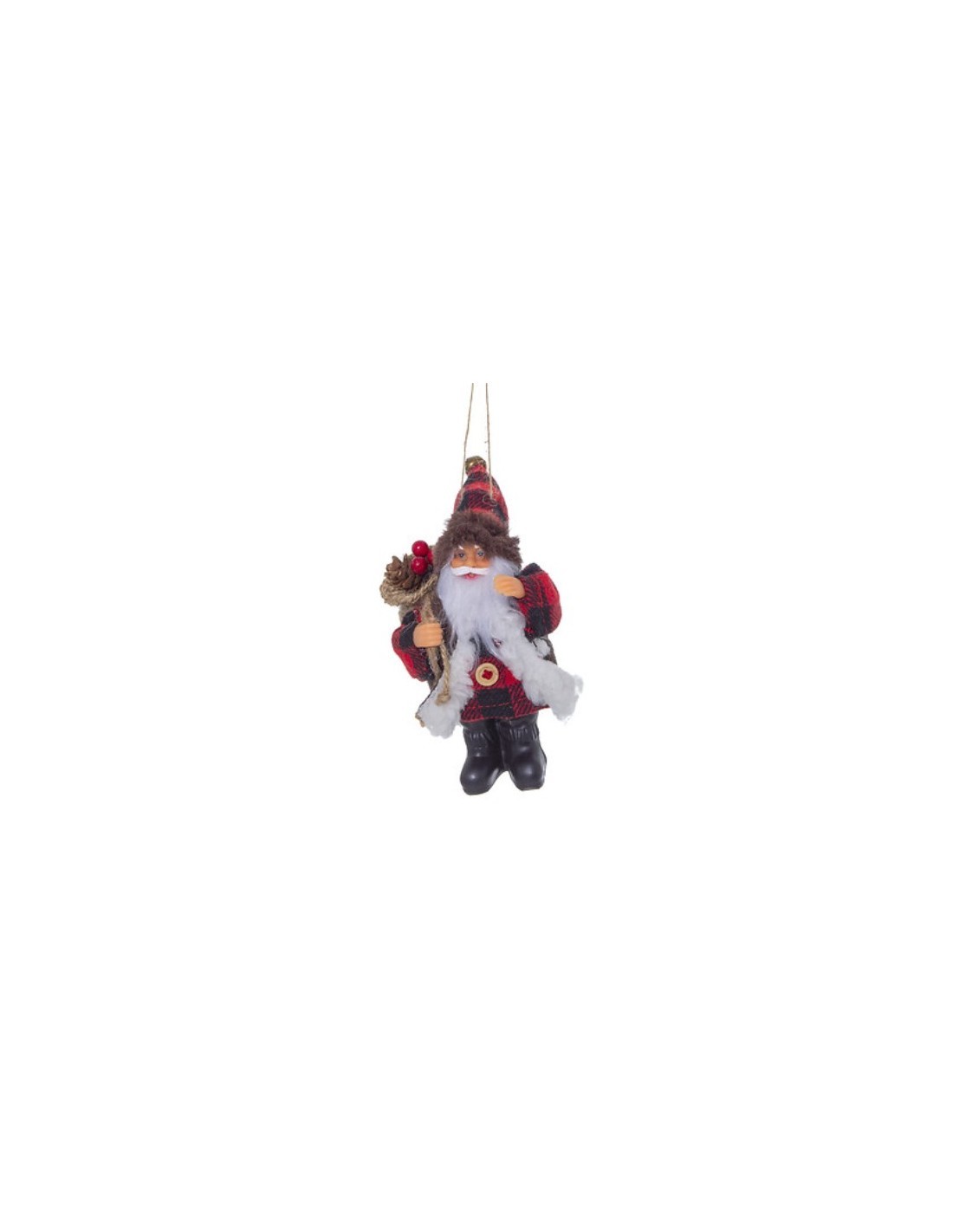 PENDENTE 128437K BABBO NATALE 8X6X13CM