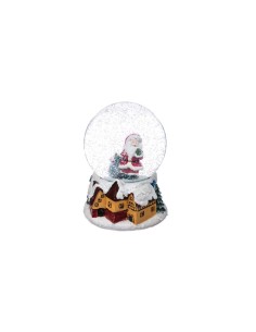 DECORAZIONE 144255 PALLA DI NEVE 10X14CM ASSORTITO