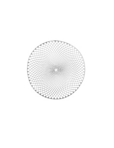 TOVAGLIETTA 152140A ARGENTO D38CM PVC