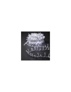 Serie Luminosa di Natale 750 LED, 18 Metri, Bianco Freddo, Esterno, 8 Effetti di Luce, Decorazione Natalizia