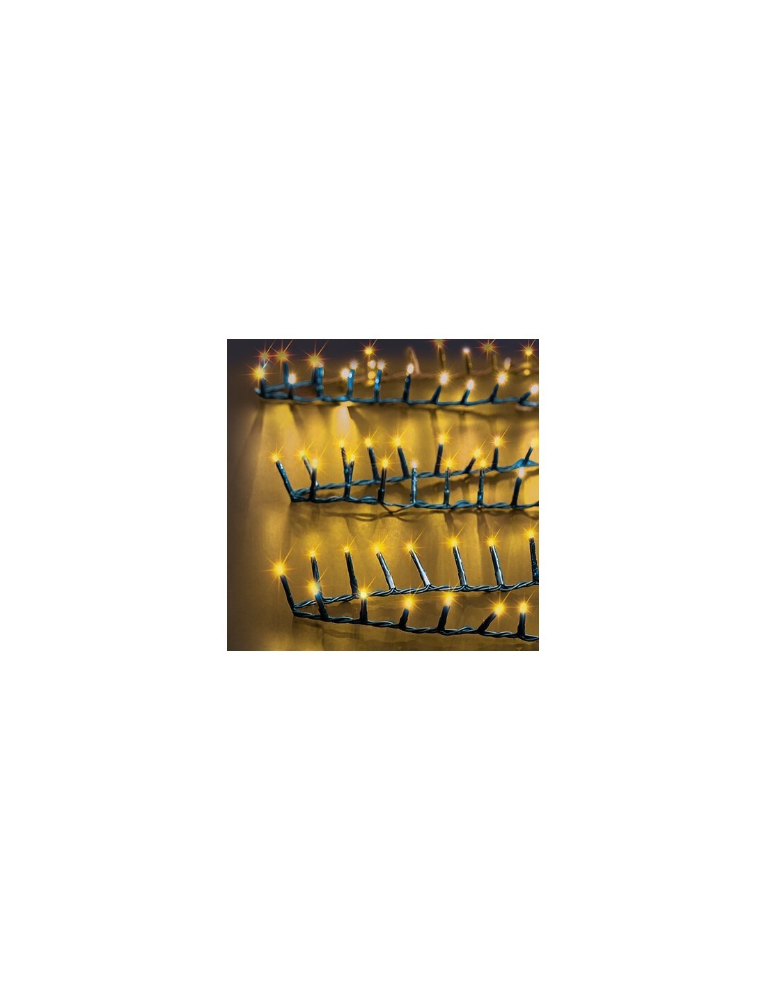 Serie Luminosa di Natale 750 LED, 18 Metri, Bianco Caldo, Esterno, Luci Decorative per Natale