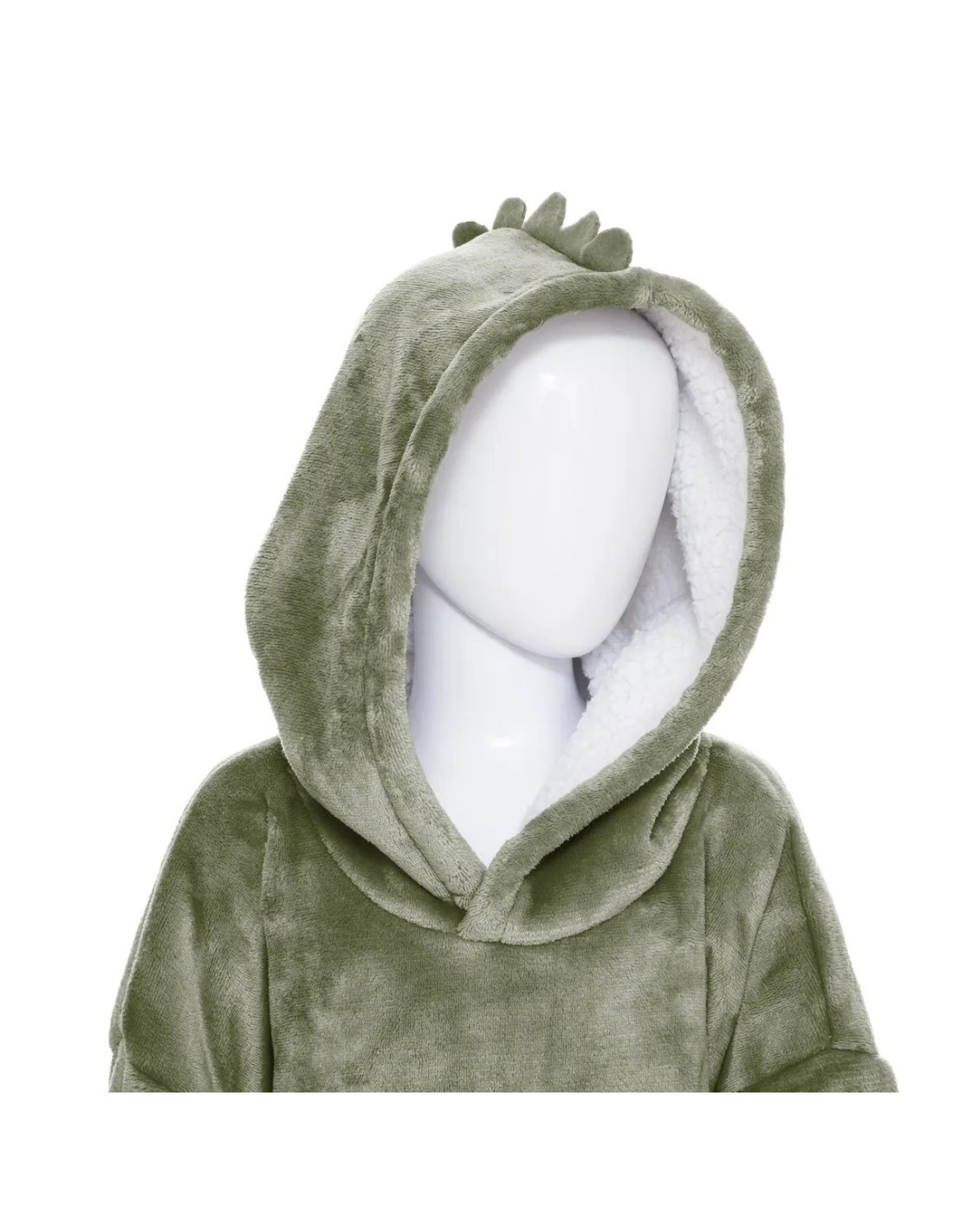 Plaid Felpa con Cappuccio Verde, plaid verde, plaid felpa cappuccio, plaid morbido, coperta verde, felpa con cappuccio