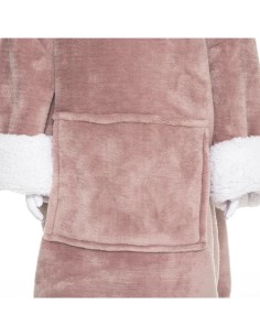 Plaid Felpa con Cappuccio Unicorn Rosa, plaid rosa, plaid unicorno, felpa con cappuccio, plaid morbido, coperta unicorno