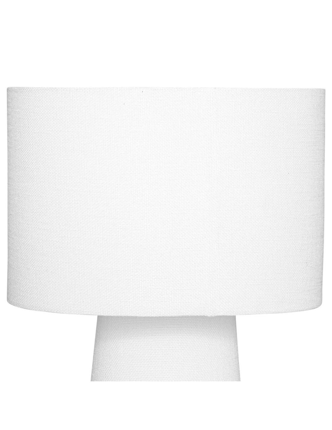 Lampada Tavolo Eira 38x30x45 cm, lampada bianca, lampada in tessuto, lampada design elegante, illuminazione tavolo