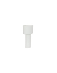 Piantana Eira 115 cm, lampada bianca elegante, piantana in tessuto e metallo, illuminazione moderna