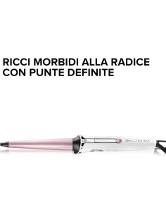 Bellissima Imetec GT15 200 – Ferro Arricciacapelli Conico, Rivestimento in Ceramica, 18–25 mm, 150–210°C