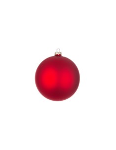Sfera di Natale in Vetro Rosso Opaco Ø15cm, La Magia di Natale per la Tua Decorazione Festiva