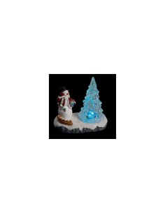 Decorazione di Natale, Villaggio Natalizio Assortito con Luce LED, Luminoso, Realistico, Idea Regalo
