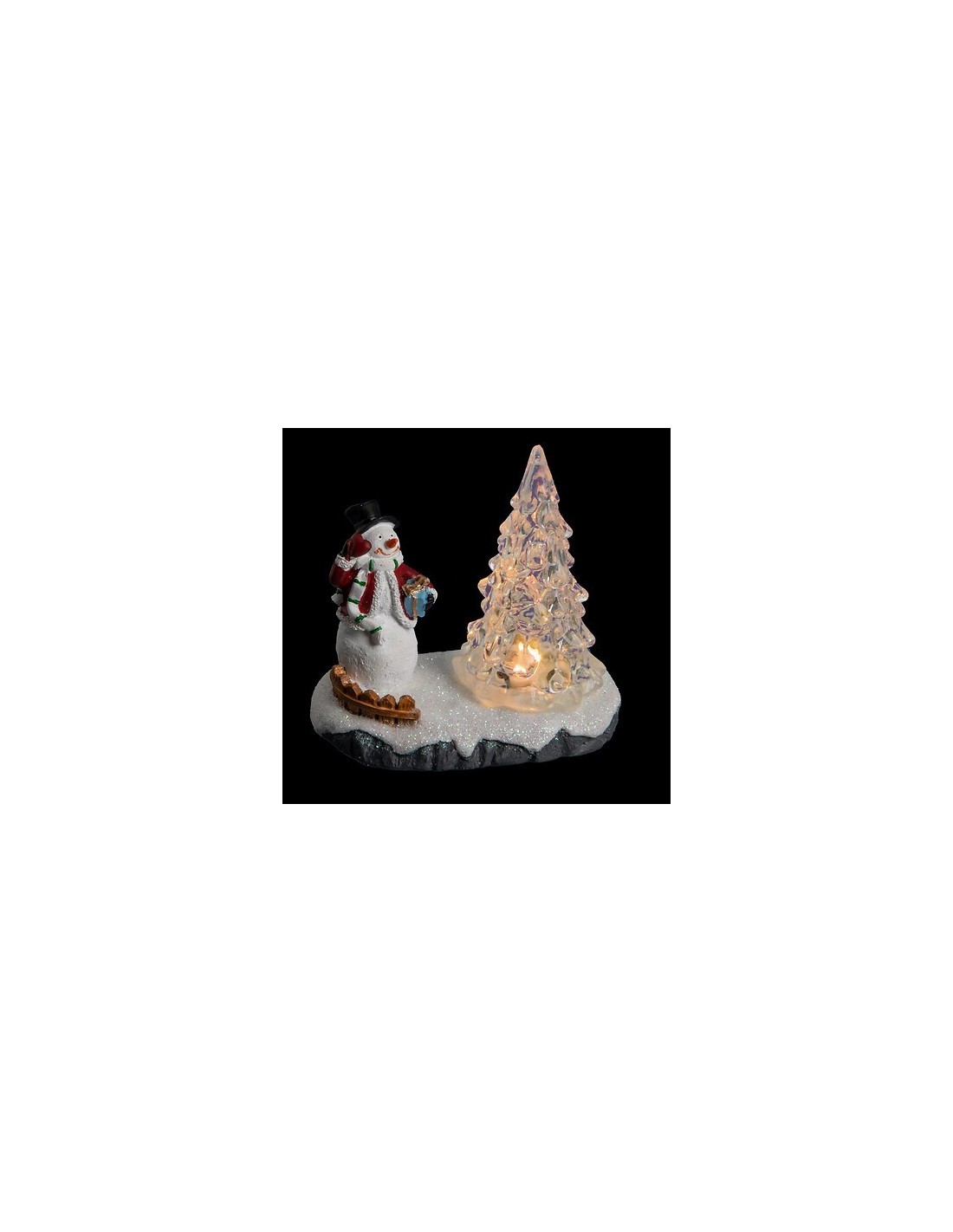 Decorazione di Natale, Villaggio Natalizio Assortito con Luce LED, Luminoso, Realistico, Idea Regalo