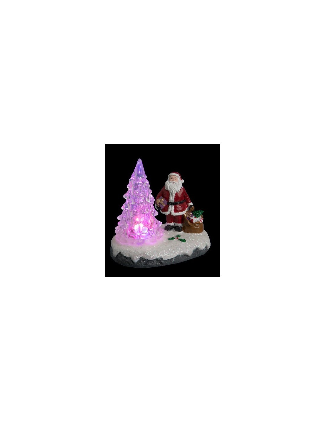 Decorazione di Natale, Villaggio Natalizio Assortito con Luce LED, Luminoso, Realistico, Idea Regalo