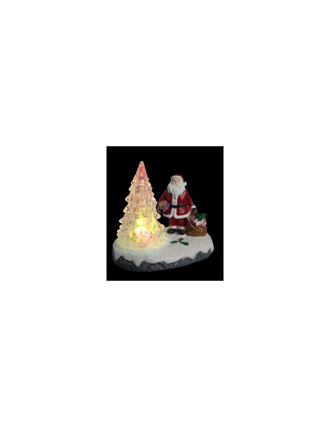 Decorazione di Natale, Villaggio Natalizio Assortito con Luce LED, Luminoso, Realistico, Idea Regalo