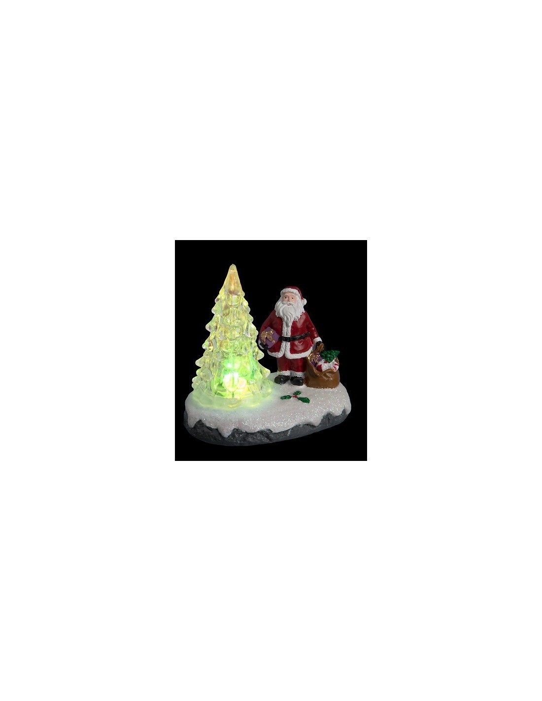 Decorazione di Natale, Villaggio Natalizio Assortito con Luce LED, Luminoso, Realistico, Idea Regalo