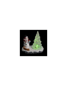 Decorazione di Natale, Villaggio Natalizio Assortito con Luce LED, Luminoso, Realistico, Idea Regalo