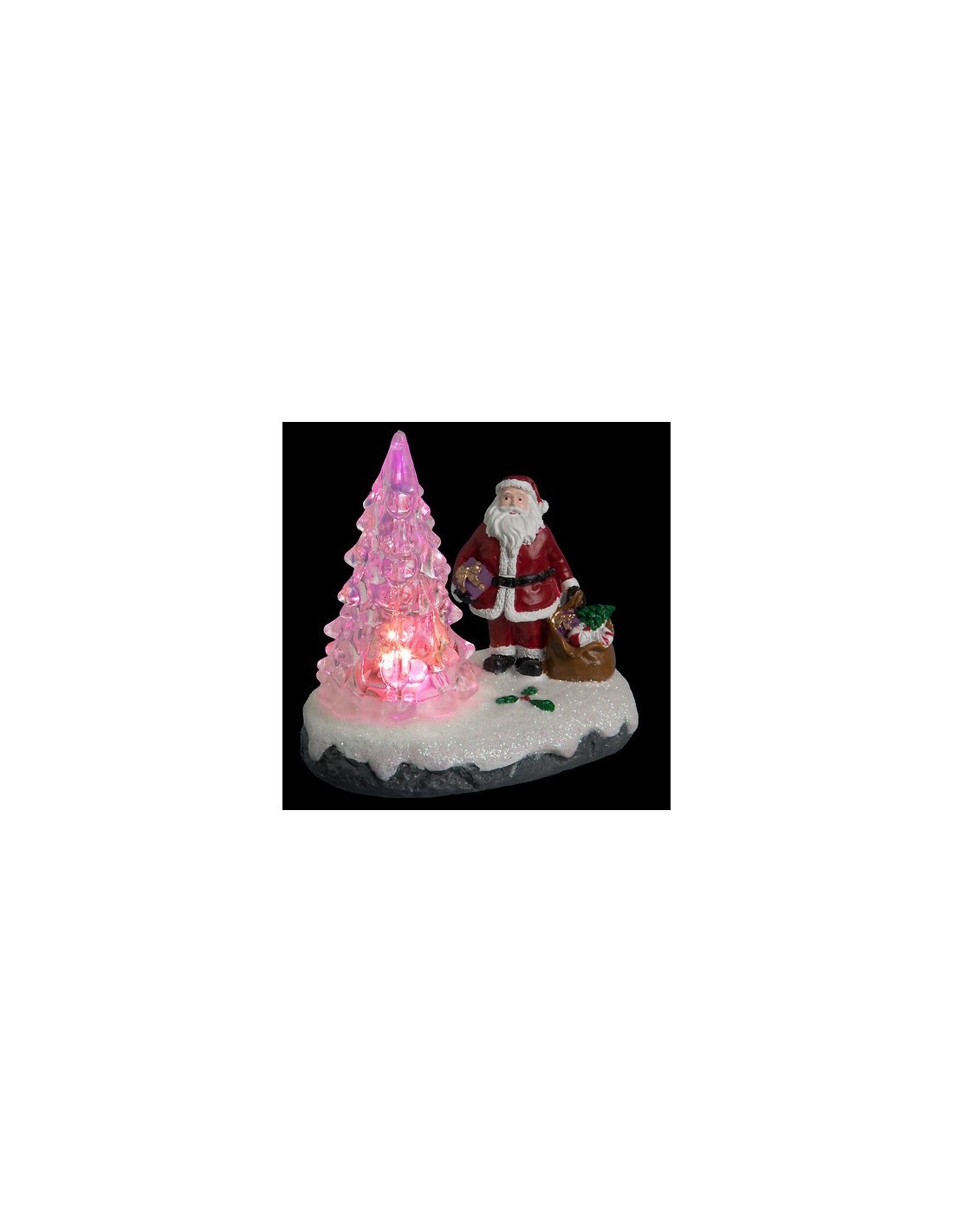 Decorazione di Natale, Villaggio Natalizio Assortito con Luce LED, Luminoso, Realistico, Idea Regalo