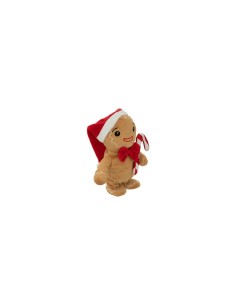 Peluche di Natale Pan di Zenzero 20cm, Musica e Movimento, Idea Regalo Natalizio