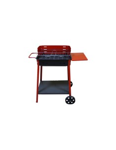 FORNELLO BARBECUE CON RUOTE CARBONELLA 40X60X85CM D'ALUISIO su TreG... 2