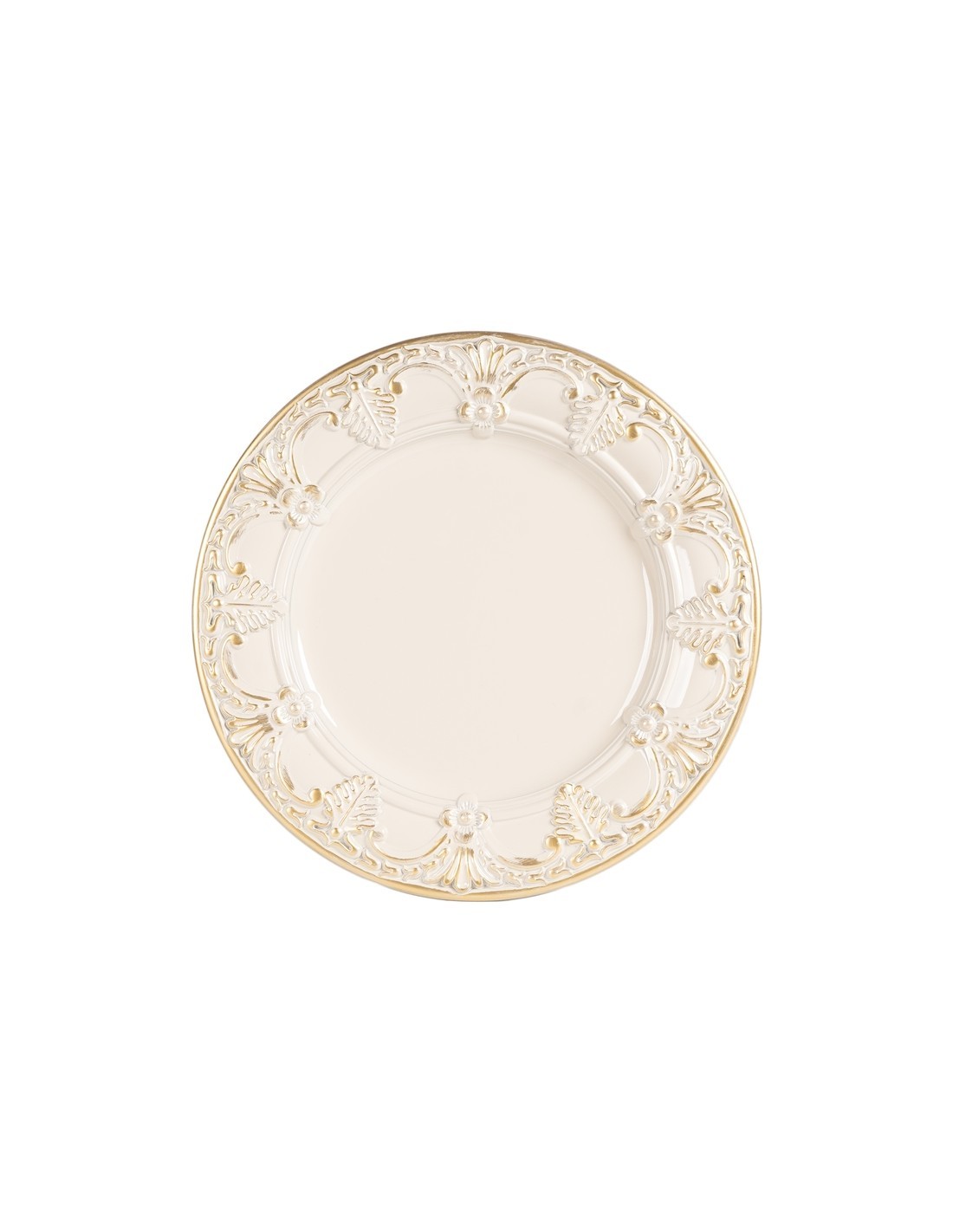 Sottopiatto di Natale Beige D33cm PVC, Decorazioni Tavola Natalizia, Accessori, La magia di Natale per la casa
