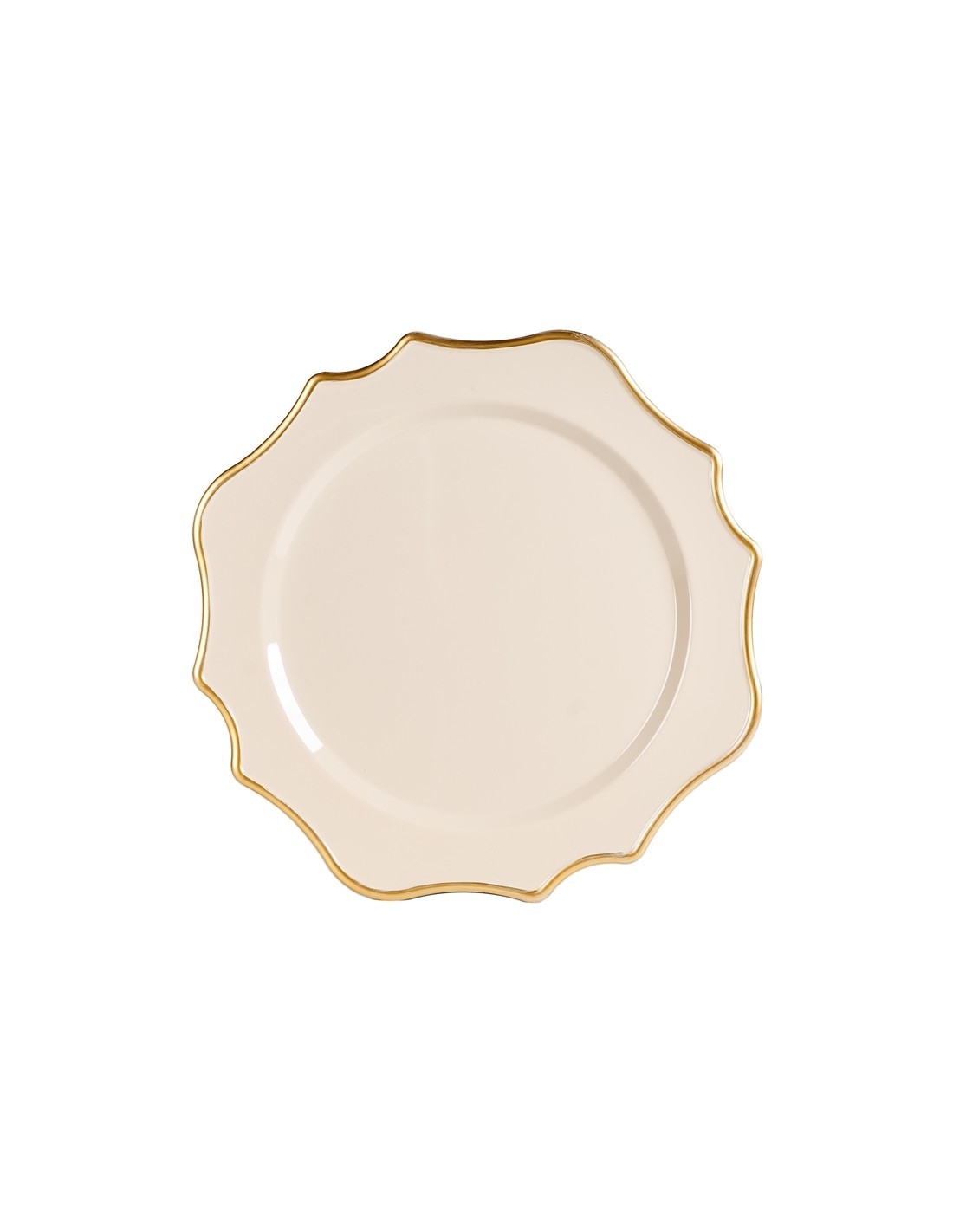 Sottopiatto di Natale Beige D33cm PVC, Accessori Tavola Natalizia, Decorazioni, La magia di Natale per la casa