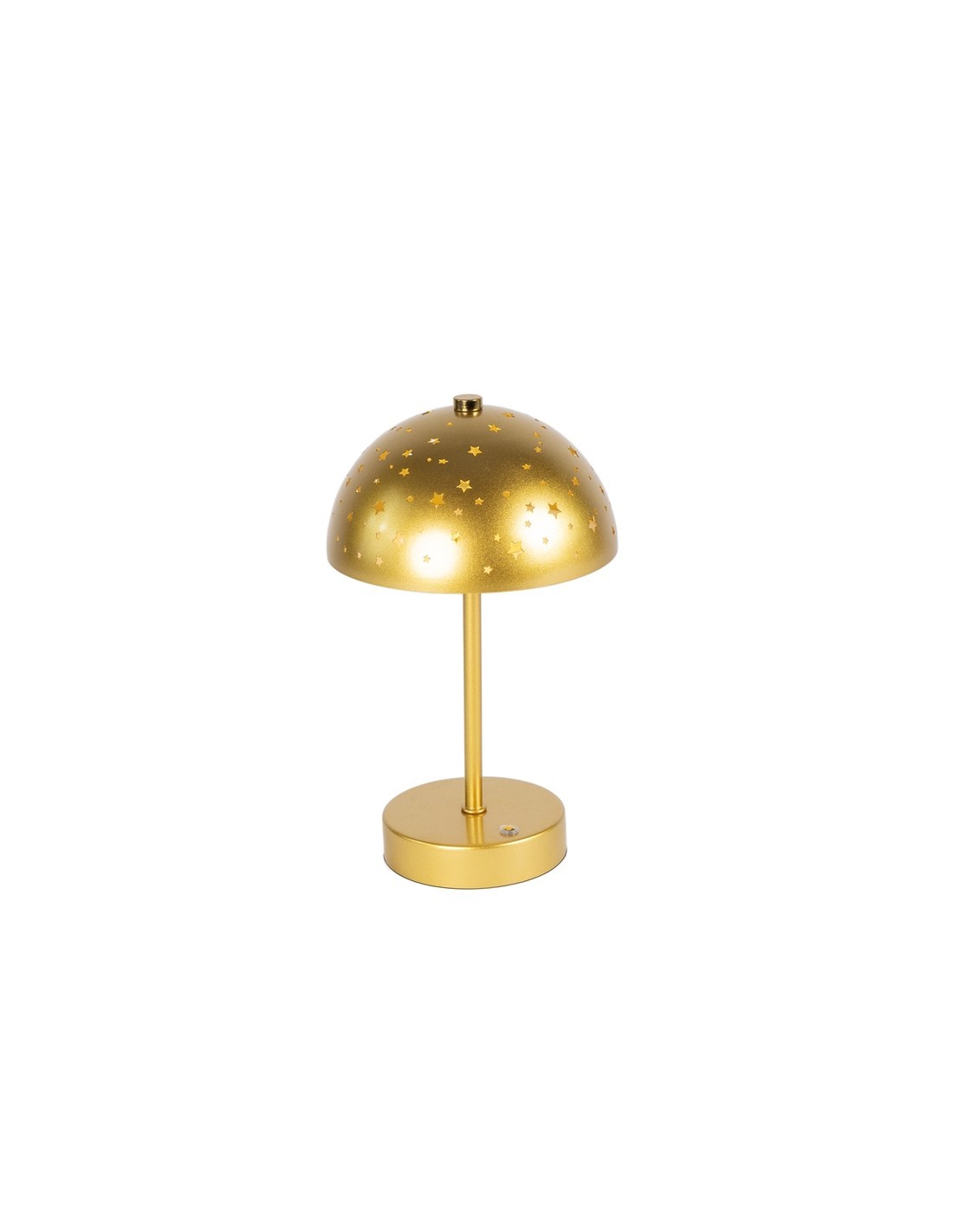 LAMPADA 139930 METALLO STELLE ORO 15X25CM DIMMERABILE