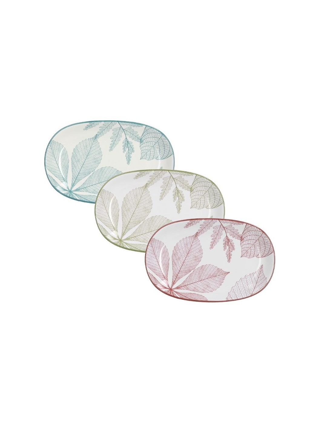 Piatto Ovale da Portata Tognana Natura 28 cm in Porcellana – Assortito