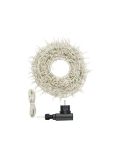 Luci di Natale Catena 360 MiniLED Luce Fissa, Cavo Trasparente, La Magia di Natale per Esterno