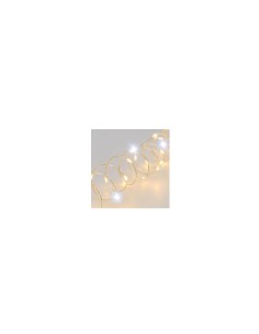 Luci di Natale Catena 400 MicroLED FlashLED con Bobina, La Magia di Natale Argentea