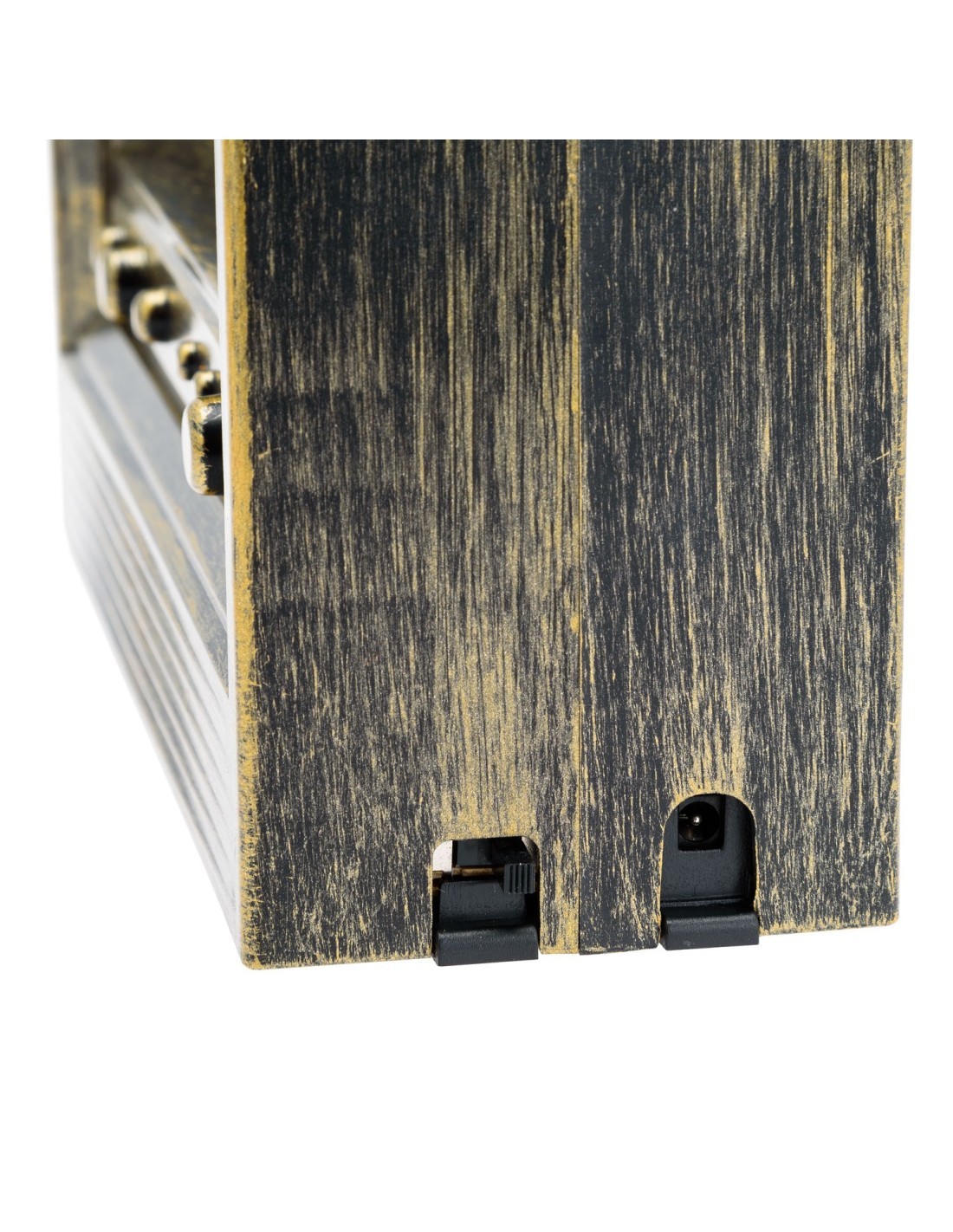 TV Brunita con Glitter LED H22cm - Decorazione Natalizia Luminosa