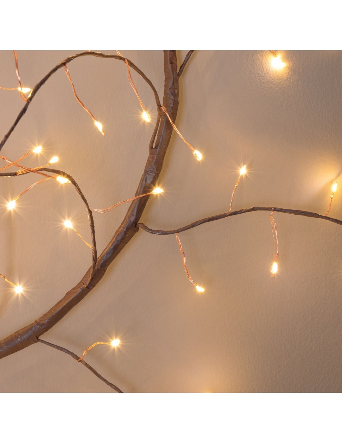 Ramo di Natale Climber Marrone: La Magia di Natale con 504 MicroLED