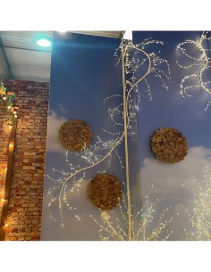 Ramo di Natale Climber Bianco: La Magia di Natale con 504 MicroLED