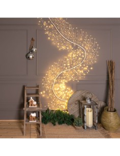 Ramo di Natale Climber Bianco: La Magia di Natale con 504 MicroLED