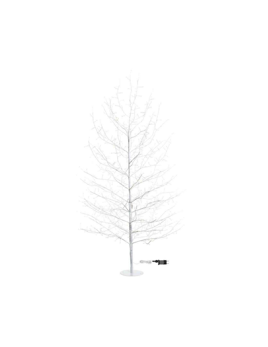 Albero Ramo Tiglio Bianco H200cm con 1120 MicroLED FlashLED