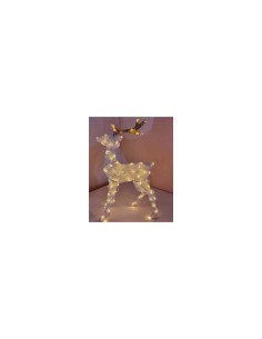 Renna 2D 83 LED Bianco Caldo di Natale - La Magia di Natale a casa tua!