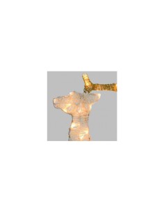 Renna 2D 83 LED Bianco Caldo di Natale - La Magia di Natale a casa tua!
