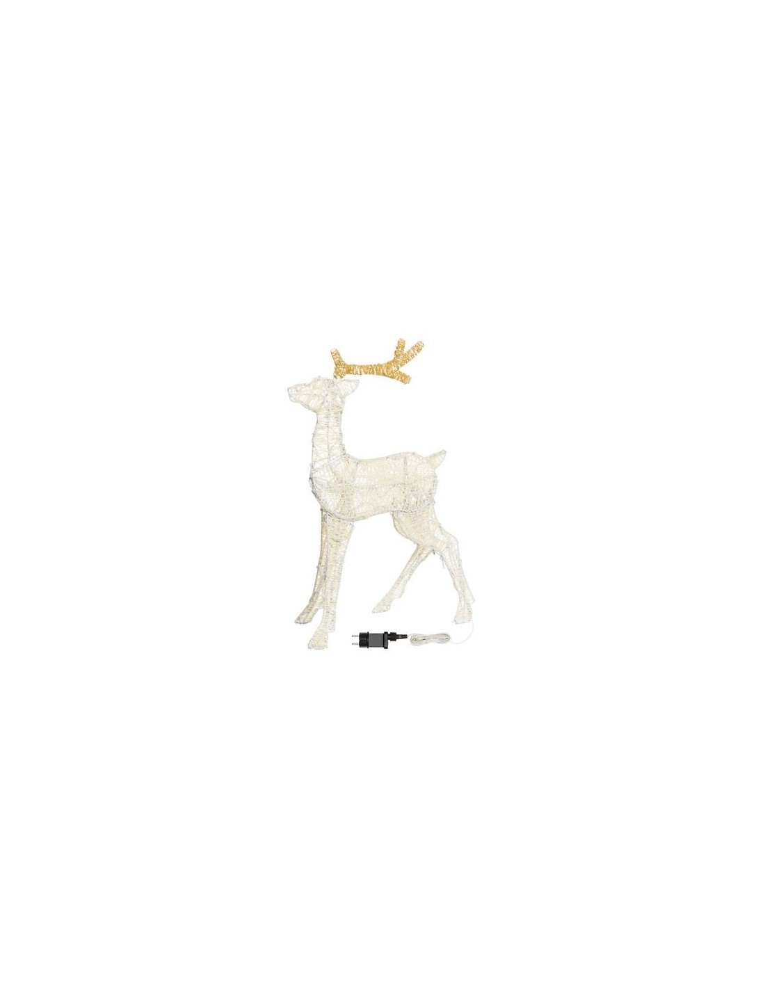 Renna 2D 83 LED Bianco Caldo di Natale - La Magia di Natale a casa tua!