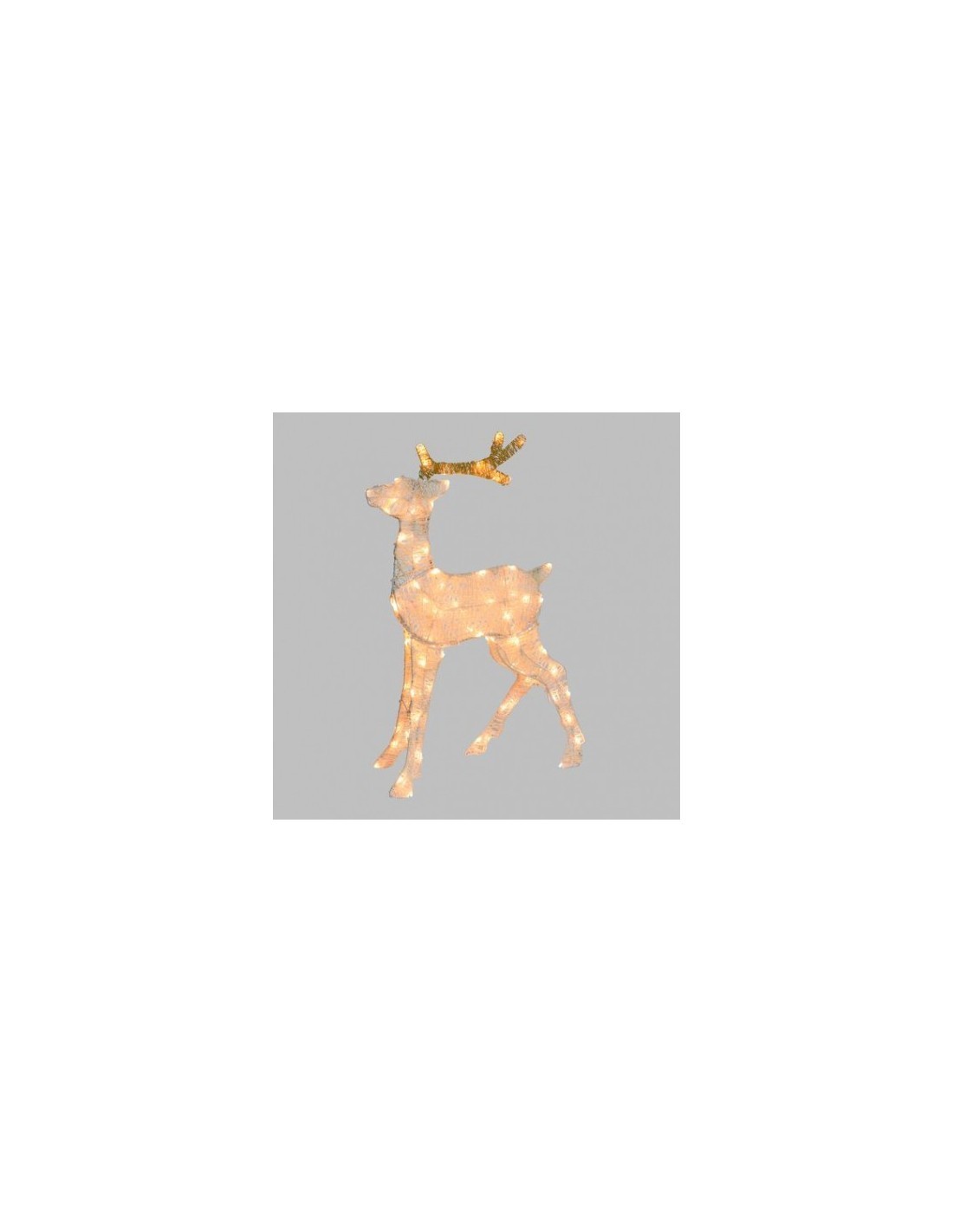 Renna 2D 83 LED Bianco Caldo di Natale - La Magia di Natale a casa tua!