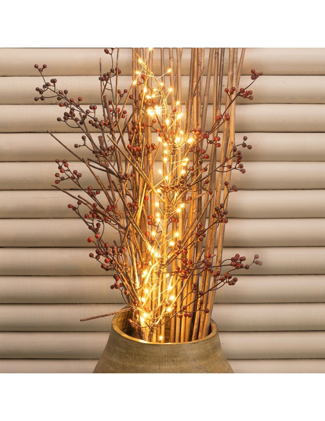 Luci di Natale Catena MiniCluster 60 MicroLED per Interno, La Magia di Natale Portatile