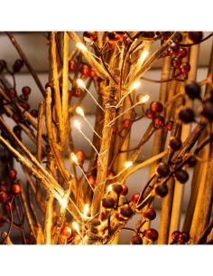 Luci di Natale Catena MiniCluster 60 MicroLED per Interno, La Magia di Natale Portatile
