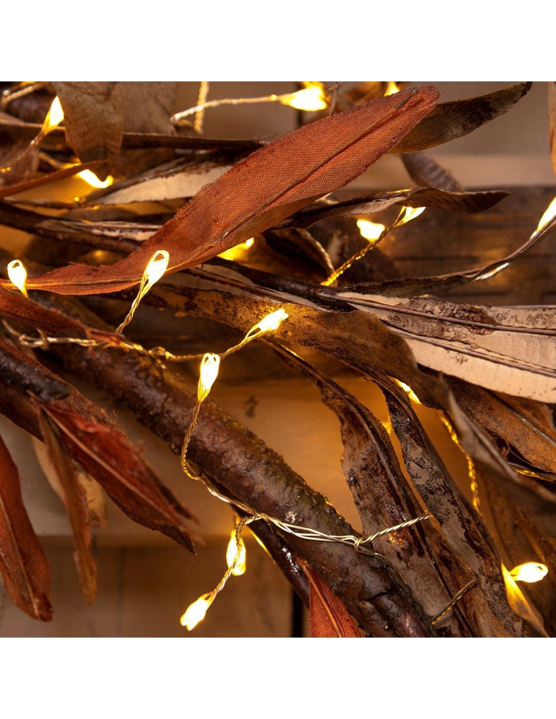Luci di Natale Catena MiniCluster 150 MicroLED per Interno, La Magia di Natale Portatile